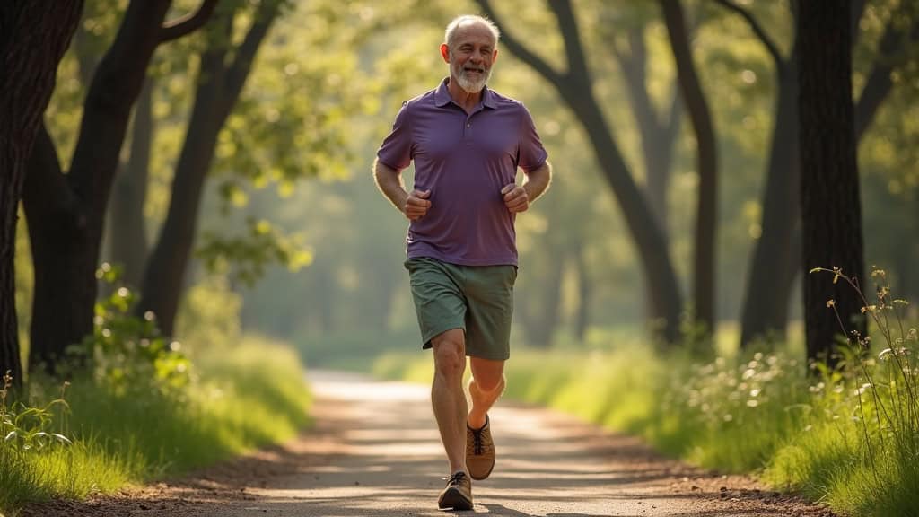 Active Houston resident walking pain-free after successful radiofrequency ablation for chronic back pain
