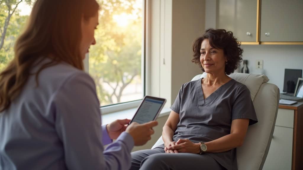 Comfortable patient preparation for radiofrequency ablation back pain procedure at Performance Pain Houston