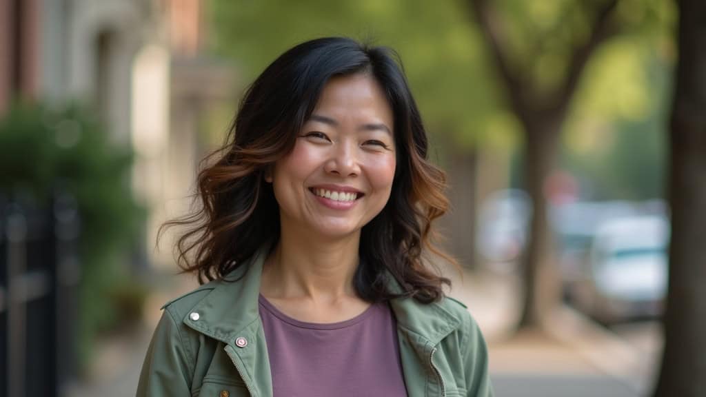 Houston woman enjoying pain-free walk outdoors