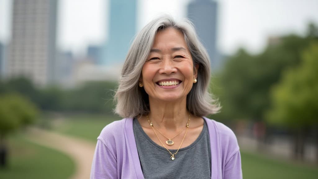 Woman in comfortable medical setting during outpatient pain evaluation